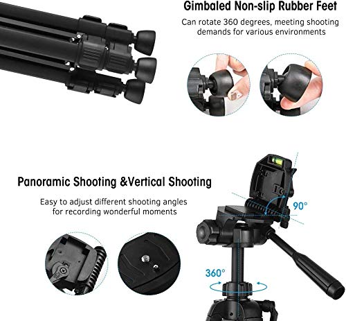 Weifeng WF WT-3560 Portable Photography Tripod Stand Aluminum